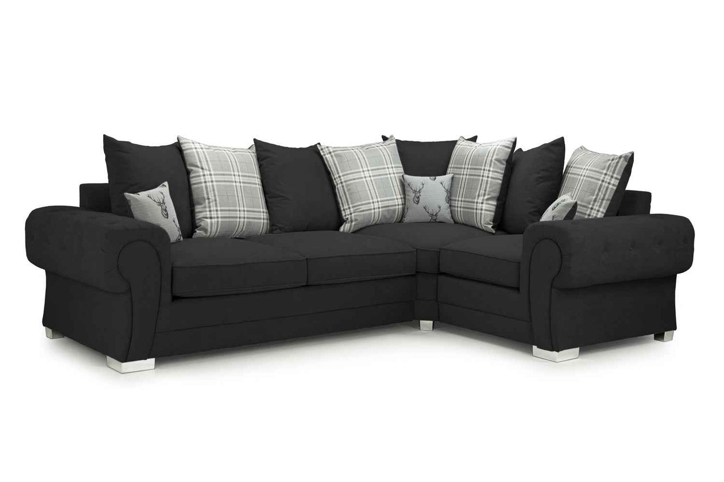 Verona Fabric Scatterback Corner Sofa Collection