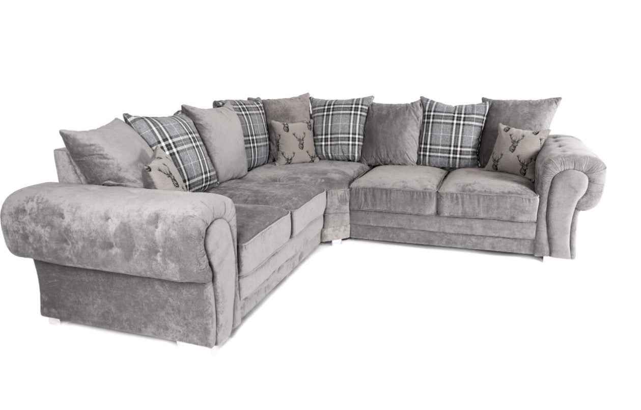 Verona Fabric Scatterback Corner Sofa Collection