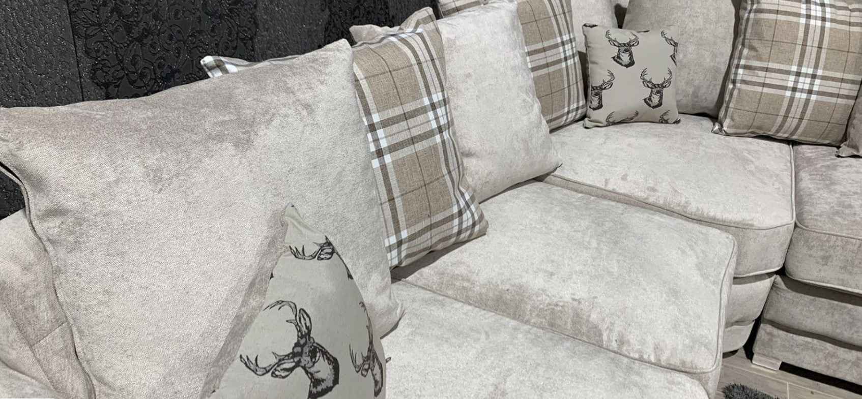 Verona Fabric Scatterback Corner Sofa Collection