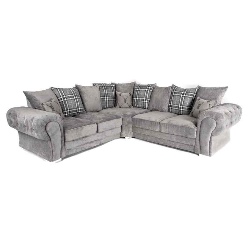 Verona Fabric Scatterback Corner Sofa Collection