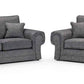 Walton Fabric Sofa Set