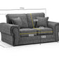 Walton Fabric Sofa Set