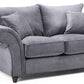 Wasdale Fabric Chesterfield Sofa Set