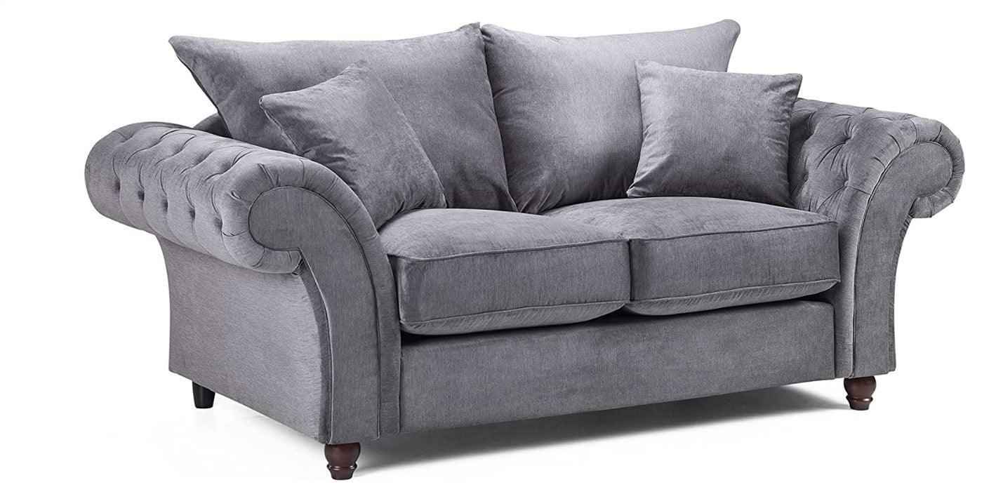 Wasdale Fabric Chesterfield Sofa Set