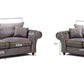 Wasdale Fabric Chesterfield Sofa Set