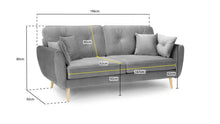 Zinc Premium Fabric 3+2 Sofa Set | Luxury Suite | LSW Sofas